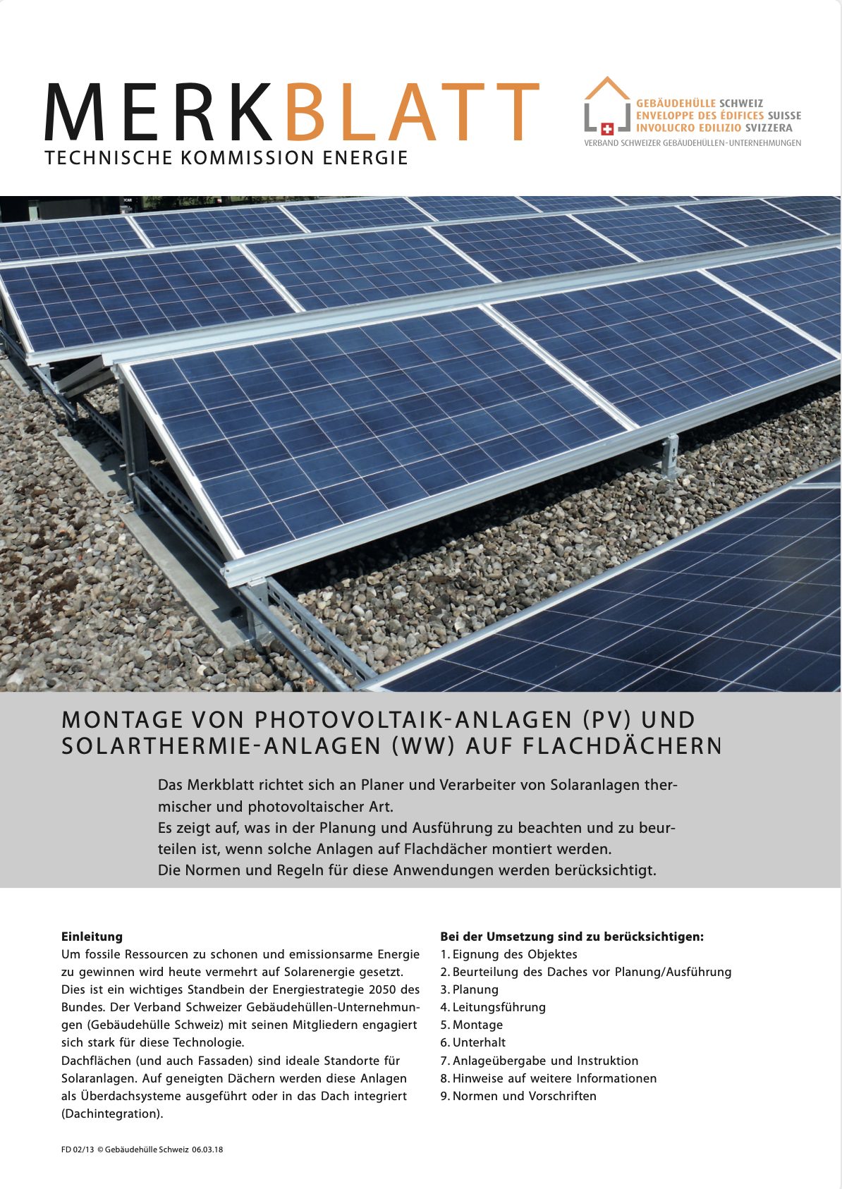 GH 04 MB Montage Solaranlagen und PV-Anlagen PV, FD, ST Technik 1